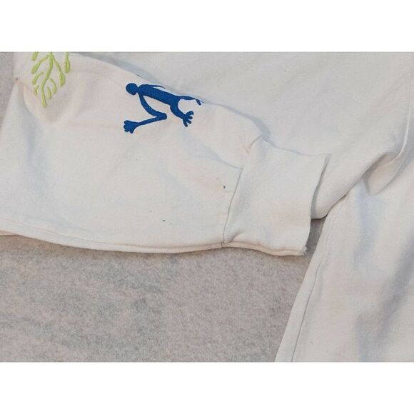 Obey Social Justice Peace Equality Long Sleeve T-shirt Small White Crew Neck NWT - Picture 3 of 7